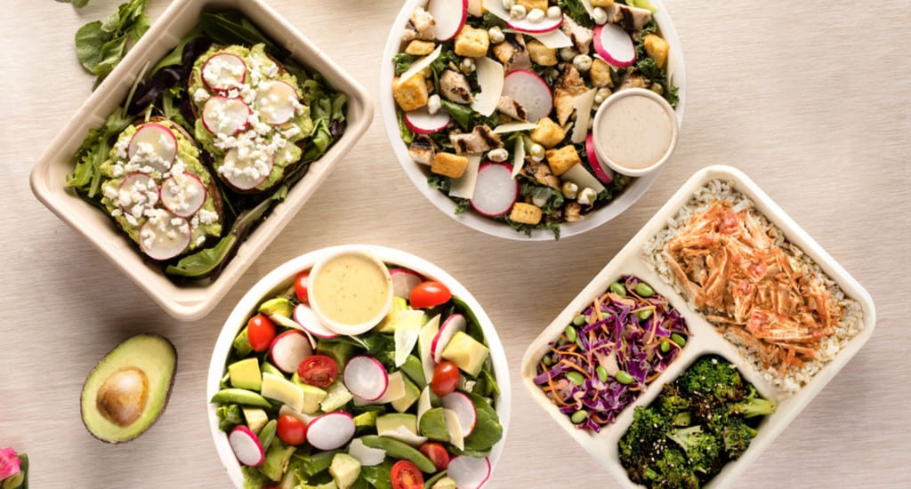 Opções saudáveis do Just Salad